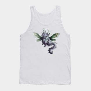 Green Fairy Cat Tank Top